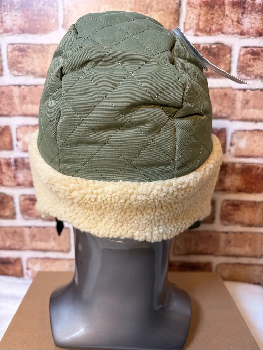 NWT Green Lichen Ozark Trail Toddler Trapper Hat Green One Size Aviator Sherpa